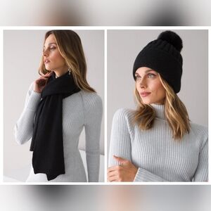 WHBM | Beaded Coldweather Hat & Scarf